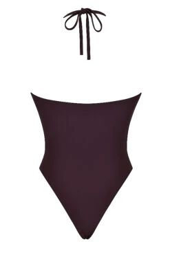 Cacao Gathered Swimsuit -Pinkyy Kleider Geschaft sbb1029a 03