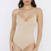 Sculpting Full Brief Bodysuit Almond