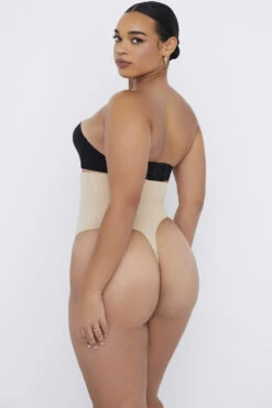 Sculpting High Waist Thong Almond 14 Sculpting High Waist Thong Almond -Pinkyy Kleider Geschaft sbl0047a 6