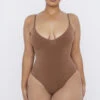 Sculpting Thong Bodysuit Mocha