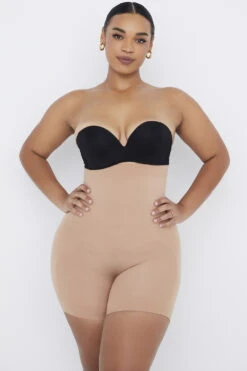 Sculpting Shorts Cafe Au Lait