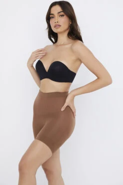 Sculpting Shorts Mocha -Pinkyy Kleider Geschaft sbl0053c 2