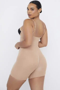 Mid Thigh Sculpting Bodysuit Cafe Au Lait 18 Mid Thigh Sculpting Bodysuit Cafe Au Lait -Pinkyy Kleider Geschaft sbl0054b 6