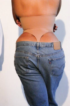 Sculpting High Waist Thong Cafe Au Lait -Pinkyy Kleider Geschaft sculpting high cal22