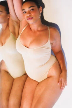 Sculpting Thong Bodysuit Almond 20 Sculpting Thong Bodysuit Almond -Pinkyy Kleider Geschaft sculpting thong a21