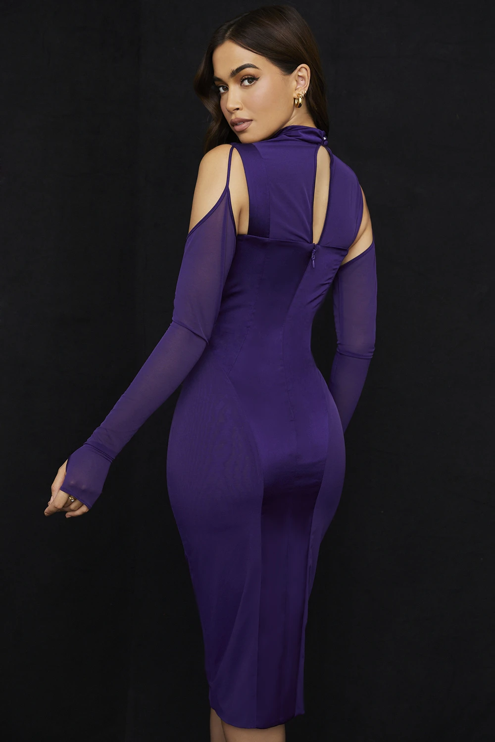 Grape Corset Midi Dress 9 Grape Corset Midi Dress – Bild 9