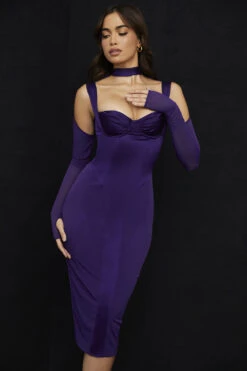 Grape Corset Midi Dress 18 Grape Corset Midi Dress -Pinkyy Kleider Geschaft talika 4