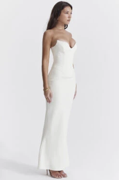 Ivory Strapless Corset Dress -Pinkyy Kleider Geschaft tamara 7z