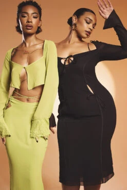 Lime Green Georgette Cropped Top 21 Lime Green Georgette Cropped Top -Pinkyy Kleider Geschaft tara g25