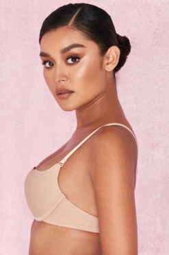 Multi Position Adjustable Bra - Beige -Pinkyy Kleider Geschaft u bra nude4