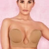 U Plunge Self Adhesive Bra - Caramel