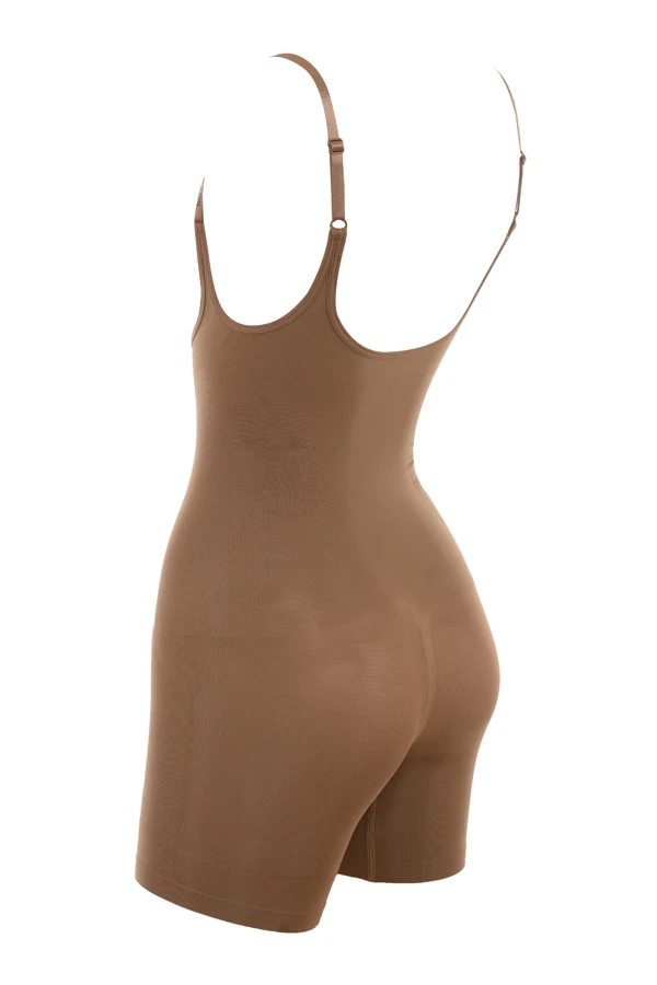 Mid Thigh Sculpting Bodysuit Mocha 9 Mid Thigh Sculpting Bodysuit Mocha – Bild 9