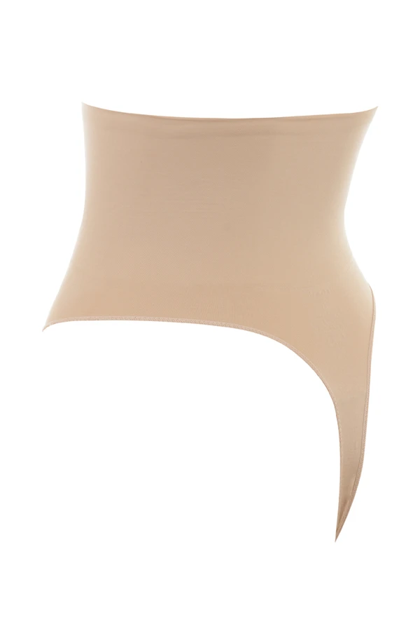 Sculpting High Waist Thong Almond 8 Sculpting High Waist Thong Almond – Bild 8