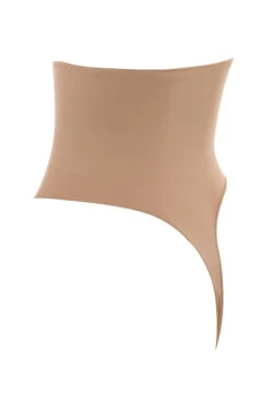 Sculpting High Waist Thong Cafe Au Lait -Pinkyy Kleider Geschaft ultimate control thong camel 03