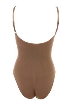 Sculpting Full Brief Bodysuit Mocha -Pinkyy Kleider Geschaft ultimate sculpting bodysuit brown 02
