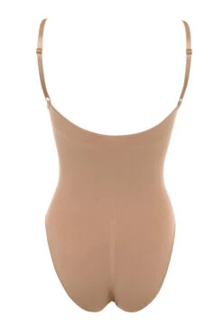 Sculpting Full Brief Bodysuit Cafe Au Lait -Pinkyy Kleider Geschaft ultimate sculpting bodysuit camel 02