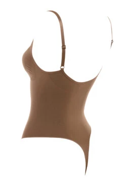 Sculpting Thong Bodysuit Mocha -Pinkyy Kleider Geschaft ultimate sculpting thong bodysuit brown 03