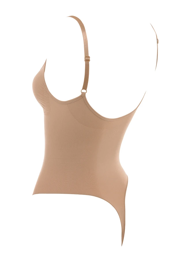 Sculpting Thong Bodysuit Cafe Au Lait 10 Sculpting Thong Bodysuit Cafe Au Lait – Bild 10