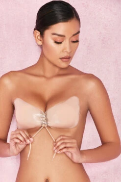 Silicon Push Up Invisible Bra - Beige -Pinkyy Kleider Geschaft ultra 12