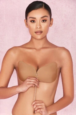 Push Up Invisible Bra - Caramel -Pinkyy Kleider Geschaft ultra 22