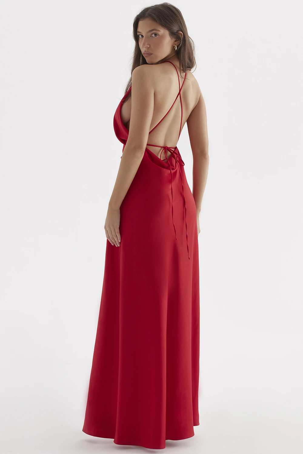 Red Rose Thigh Slit Maxi Dress 12 Red Rose Thigh Slit Maxi Dress – Bild 12