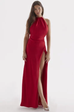 Red Rose Thigh Slit Maxi Dress 19 Red Rose Thigh Slit Maxi Dress -Pinkyy Kleider Geschaft zanab 4